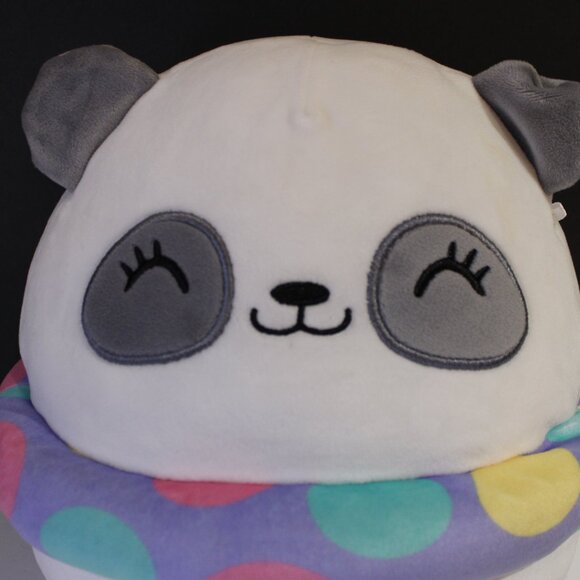 Squishmallows Panda Sinead pool party claire's polka dot pool float - Picture 7 of 7